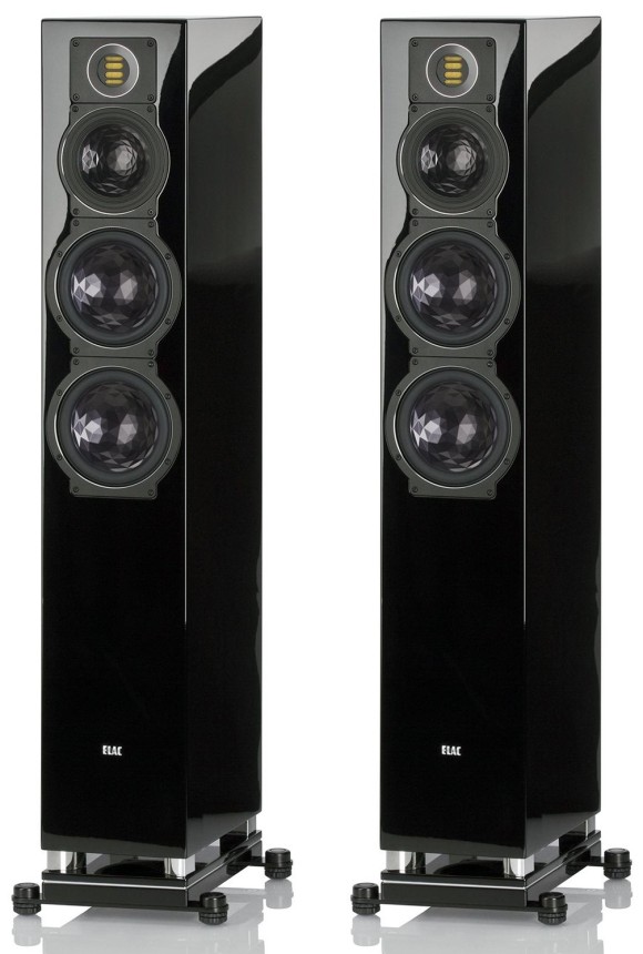 ELAC FS 409 black high gloss finish